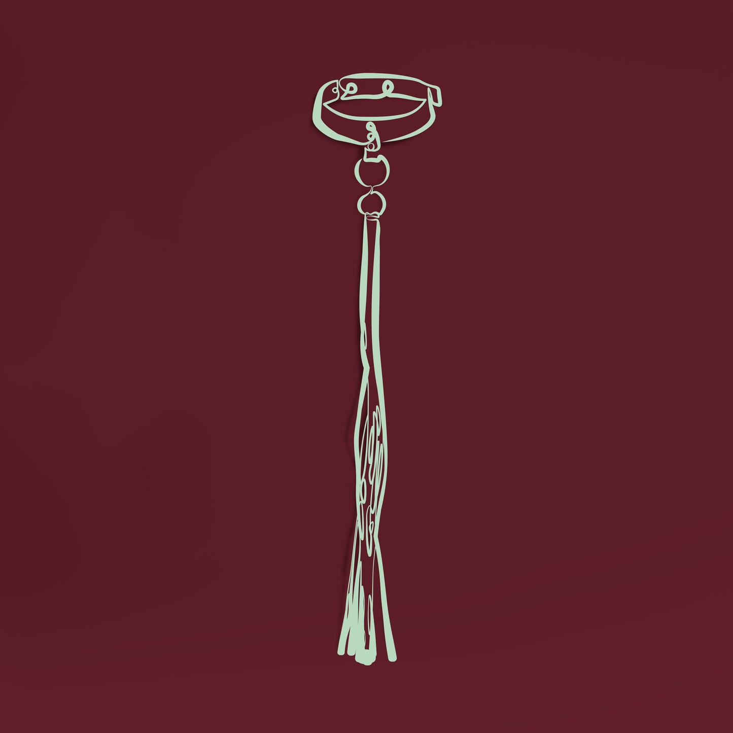 BIJOUX INDISCRETS MAZE - Choker avec martinet