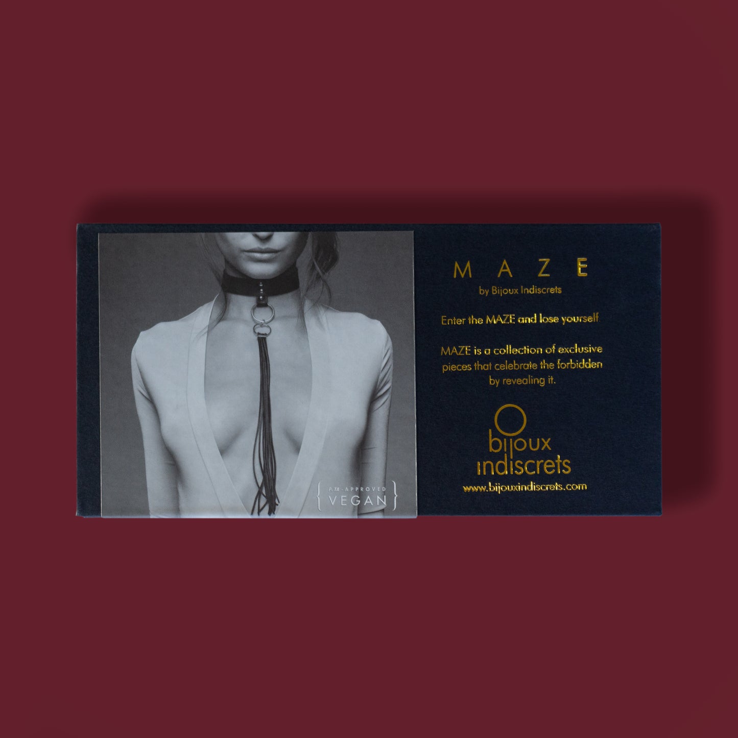 BIJOUX INDISCRETS MAZE - Choker avec martinet