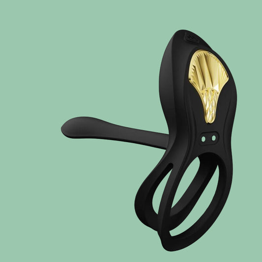 Bayek Vibrating Couples’ Ring noir - ZALO