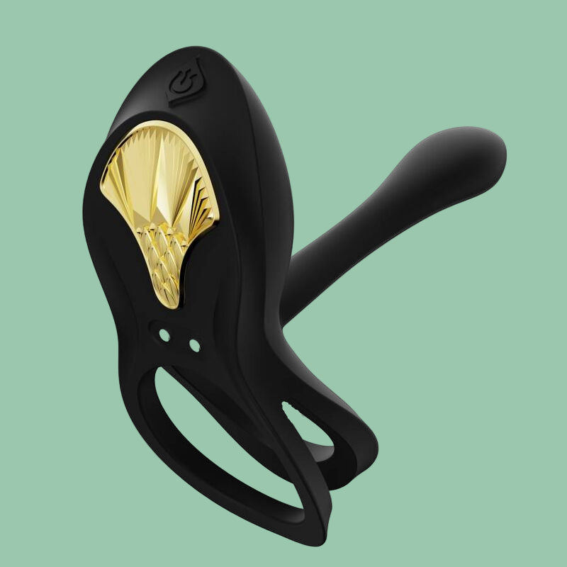 Bayek Vibrating Couples' Ring noir - ZALO Sybaris Bayek Vibrating Couples' Ring noir - ZALO Sybaris