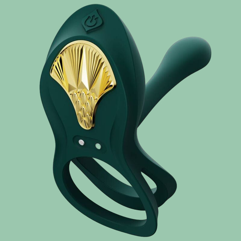 Bayek Vibrating Couples’ Ring vert - ZALO